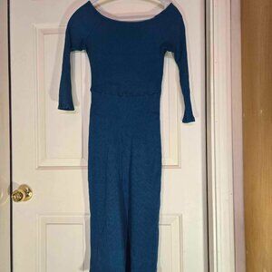 Free People Blue Maxi Dress